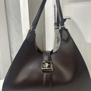 Alternative view of Us polo assn Margaret d handle pu dark brown